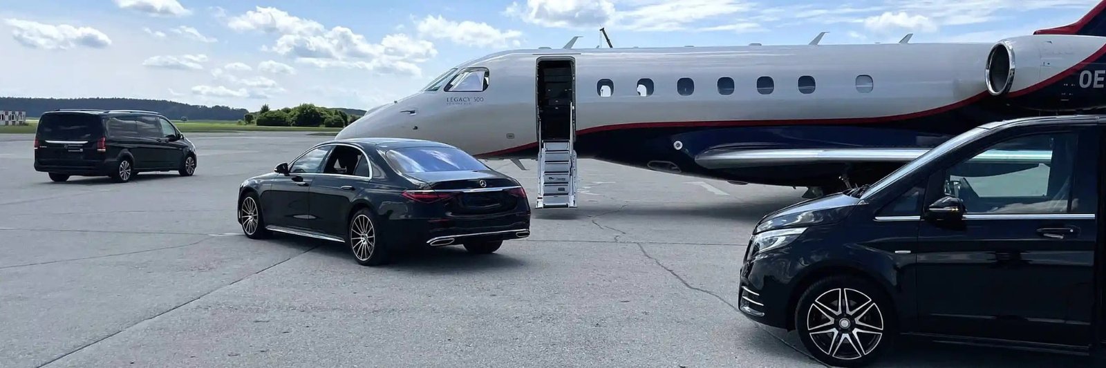 Luxury vehicles (sedans, SUVs, stretch limos, sprinter vans)